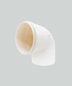 CODO 90 GRADOS 100MM BLANCO DE PVC KRONA K-619