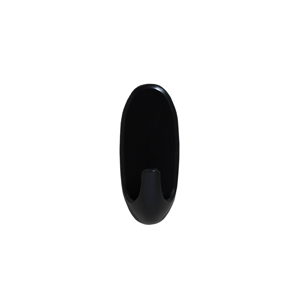 COLGADOR OVALADO PLASTICO 1PZ NEGRO 100MM LH-3581 - Image 2