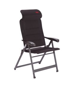 Silla de aluminio reclinable compact negro