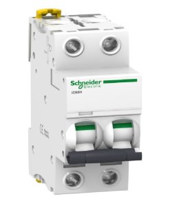 Miniature Circuit Breaker – Acti 9 iC60H – 2P – 10 A – 15 kA – AC/DC