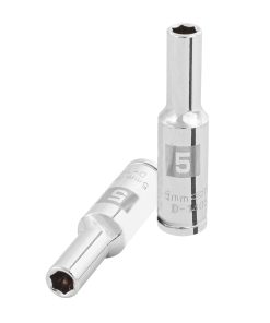 Dado largo de 5 mm, 6 puntas, cuadro 1/4″, Truper D-1405-LM 100969