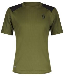 DEFINED TECH VERDE FIR / NEGRA CAMISETA MANGA CORTA TRAIL RUNNING SCOTT 406073