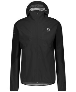 EXPLORAIR LIGHT DRYO 2.5 LAYER NEGRA CHAQUETA IMPERMEABLE TRAIL RUNNING SCOTT 404112