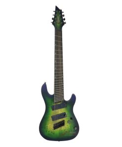 GUITARRA ELECTRICA 8 CUERDAS MULTI-ESCALA MIC. FISHMAN FLUENCE – CORT KX508MS II MBB