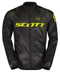 JRS RC PRO WB NEGRA / AMARILLA CHAQUETA IMPERMEABLE CORTAVIENTOS SCOTT JUNIOR 403968