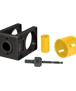 Juego de 4 piezas para instalar cerraduras, Pretul KIT-4P 26038