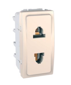 Socket Outlet – 16A – 2P – EU/US – Ivory
