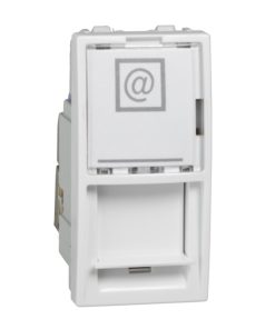 RJ45 Socket Outlet – Cat6 (STP) – White