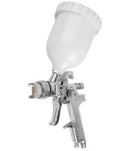 Pistola p/pintar gravedad HVLP vaso plástico, 2 mm, Truper PIPI-442 12131