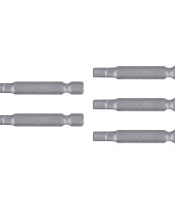 Estuche con 5 puntas hexagonales de 3/16mm largo 2″, Expert PUDE-7218 12629