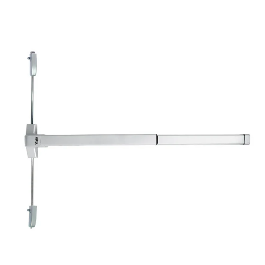 Barra Antipanico Plateada Push Cierre Vertical 2 Puntos TAMPA 35011 | YALE