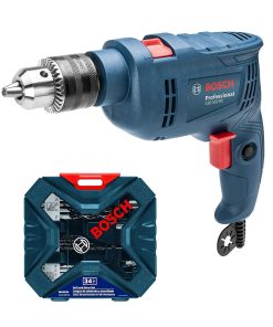 TALADRO PERCUTOR GSB 550 RE BOSCH 550W + 34 ACCESORIOS