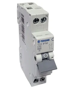 INTERRUPTOR AUTOMATICO DPN TD3 1P+N 25A 6kA C 1M 103179 TERASAKI