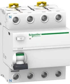 INTERRUPTOR DIFERENCIAL IID 4P 80A 30mA TIPO AC A9R11480 SCHNEIDER