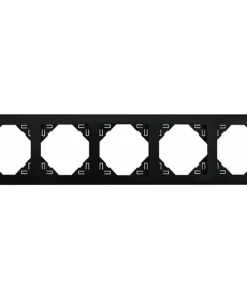 MARCO QUINTUPLE MECANISMO NEGRO MATE 90950 TPM EFAPEL