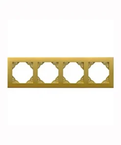 MARCO CUADRUPLE MECANISMO DORADO 90940 TDU EFAPEL
