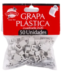 GRAPA PLASTICA COAXIAL x BOLSA