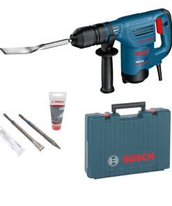 Martillo Demoledor SDS Plus GSH 3 Professional + Conjunto 2 Cinceles y Grasa en Maletín de transporte