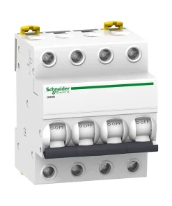 INTERRUPTOR AUTOMÁTICO MAGNETOTERMICO iK60N 4P 16A CURVA C A9K17416 SCHNEIDER