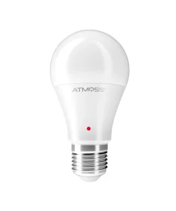 LÁMPARA LED STANDAR CON SENSOR CREPUSCULAR SOLAR A60 E27 12W 5000K BLED-129 ATMOSS