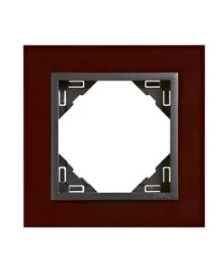 MARCO SIMPLE MECANISMO ROJO INTENSO/GRIS 90910 TBS EFAPEL