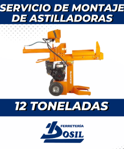 Montaje de astilladoras de 12 toneladas