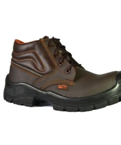 BOTA EN CUERO COMPOSITE CAFÉ SAGA