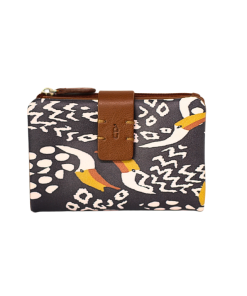 CARTERA MONEDERO CREMALLERA TUCO MARRON