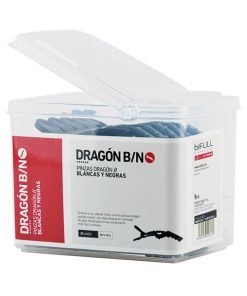 Bifull Pinzas Dragón Bote 25unds (10unds Blancas, 15 Unds Negras)