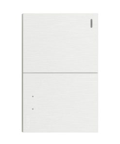 BF01-B – PLACA PLANA CON 1 INTERRUPTOR SENCILLO BLANCO FLAT LUCEK