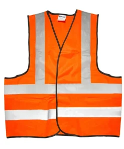 137377 CHALECO SEGURIDAD C/CINTAS REFLE NARANJA SURTEK