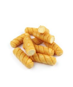 TEQUEÑO DE MAIZ DULCE Y QUESO EDAM CREMOSO 37gr aprox BOLSA 1’5kg / 40und aprox (CAJA 4 BOLSAS)
