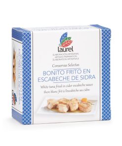 Bonito Frito en Escabeche de Sidra – Caja de 12 Unidades