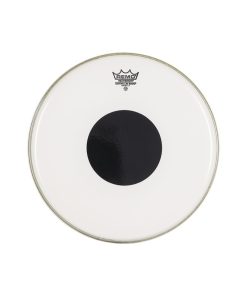 Remo ENCORE Parche Punto negro Bateria Blanco 14Pg