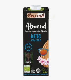 BEBIDA ALMENDRA NATURE KETO BIO 1L ECO MIL – Pack 6 Unidades