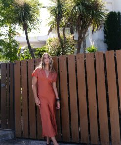 VESTIDO MIDI SATINADO