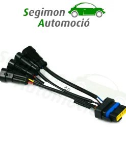 Cable Adaptador EVG a Matrix (Set 4 Cilindros) – Compatible Valtek, MED, PAN, Lovato, Rail