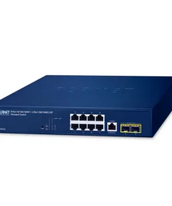 Switch Ethernet Gigabit gestionable de 8 puertos de cobre 10/100/1000BASE-T y 2 interfaces de fibra óptica SFP 100/1000BASE-X