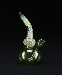 Pipa de agua 16cm Thug Life Verde con estilo americano