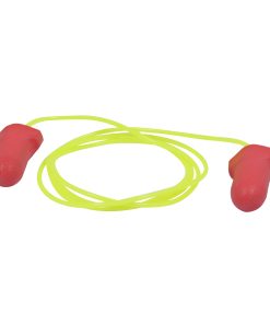 Tapones desechables de alta visibilidad color rojo para oídos SNR 32 dB Urrea USTO3