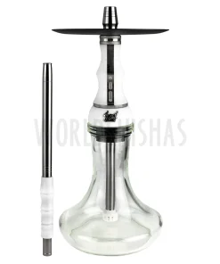 CACHIMBA ALPHA HOOKAH BEAT WHITE SILVER