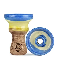CAZOLETA COLD SMOKE NATURE BLUE YELLOW